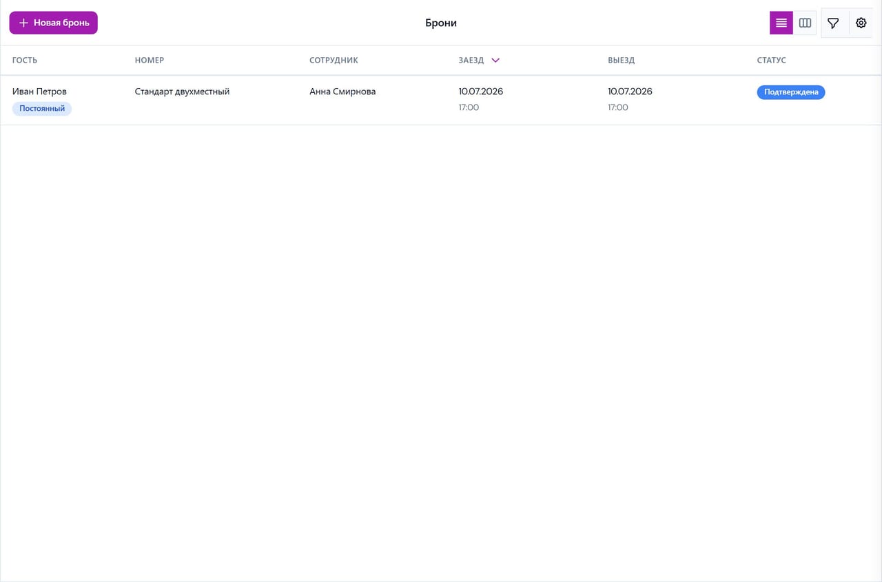 RentDesk – stay с сайта в CRM